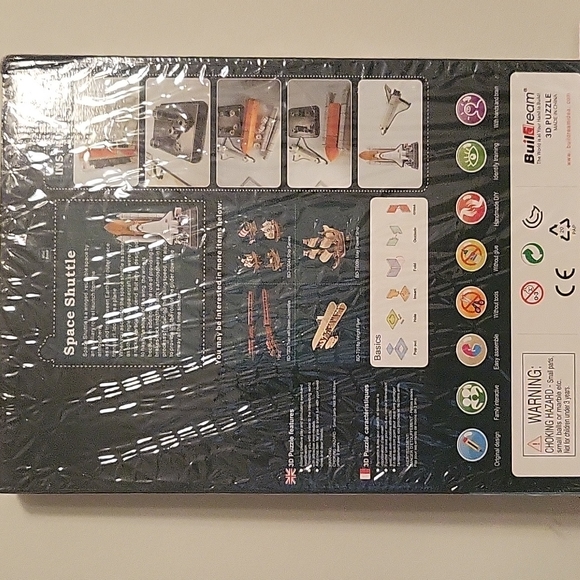 $5 Sale!! Buildream 3D Space Shuttle Puzzle Sealed - Picture 7 of 7